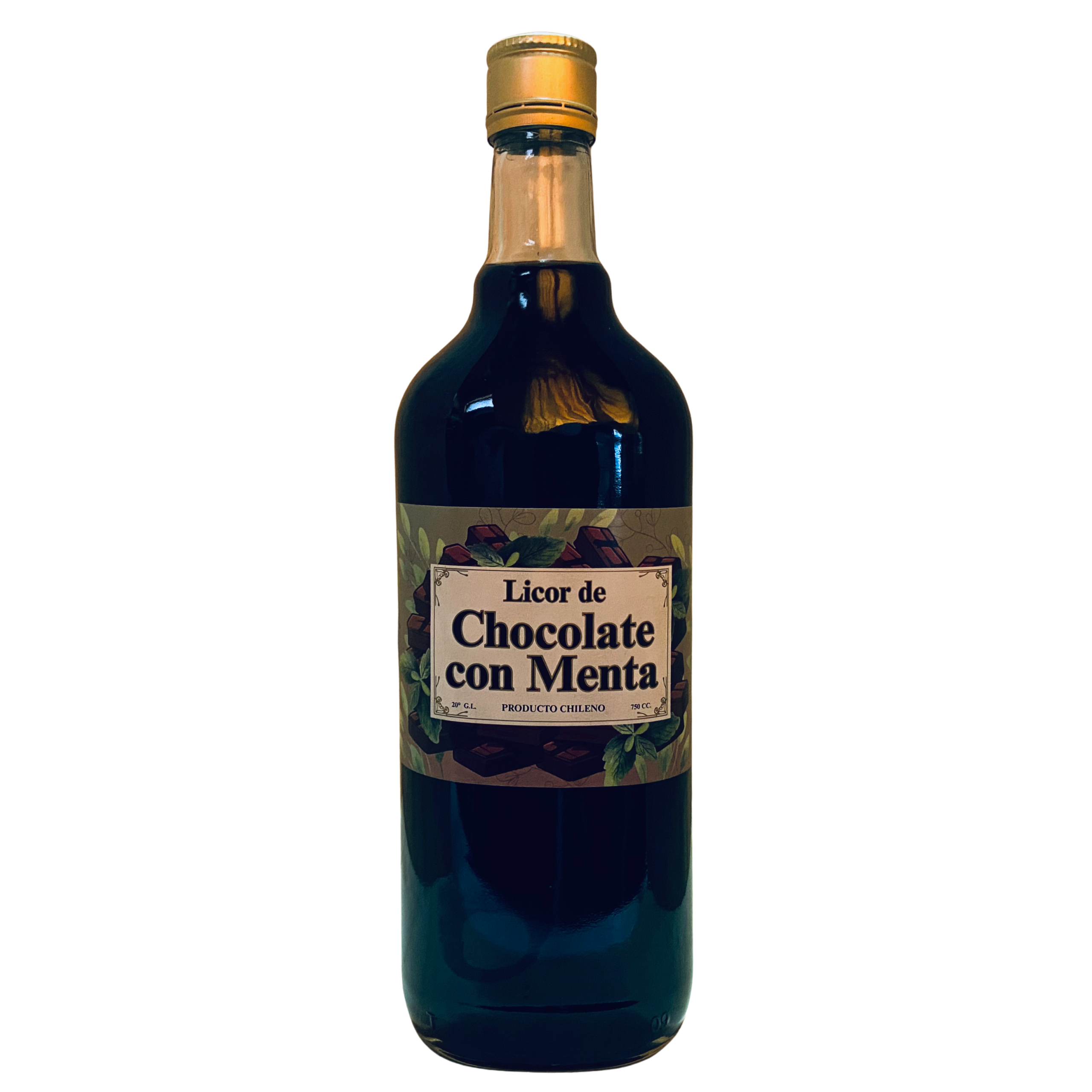 Licor de Chocolate con Menta 750 cc